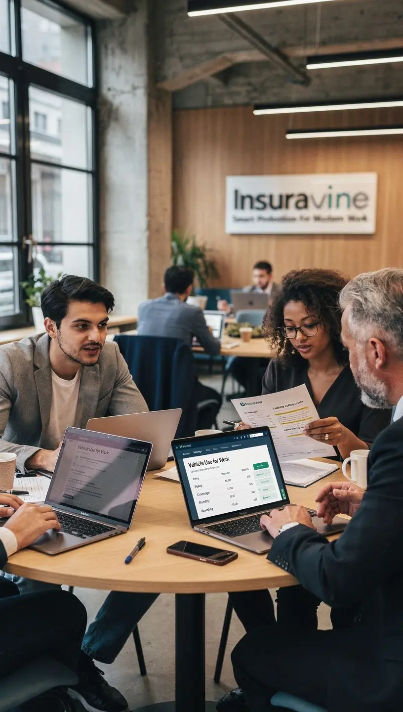 Eine Tabelle zeigt einen Vergleich der verschiedenen Auto-Versicherungstarife.